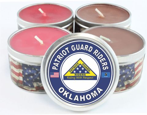 Patriot Guard Riders Oklahoma Scented Candle