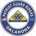 Patriot Guard Riders Oklahoma State Round Vinyl Decal