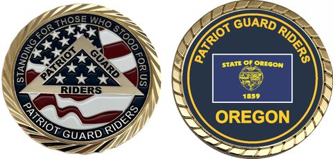 Patriot Guard Riders Oregon Challenge Coin