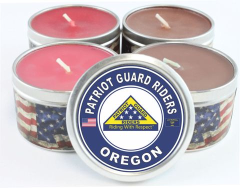 Patriot Guard Riders Oregon Scented Candle
