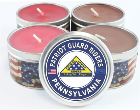 Patriot Guard Riders Pennsylvania Scented Candle
