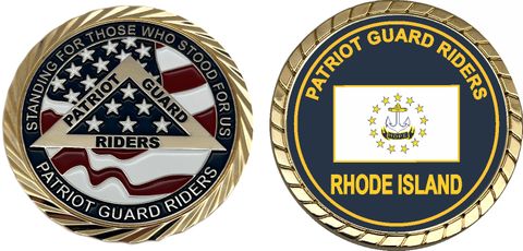 Patriot Guard Riders Rhode Island Challenge Coin