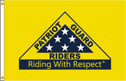 Patriot Guard Riders "Riding with Respect" 2' x 3' Flag