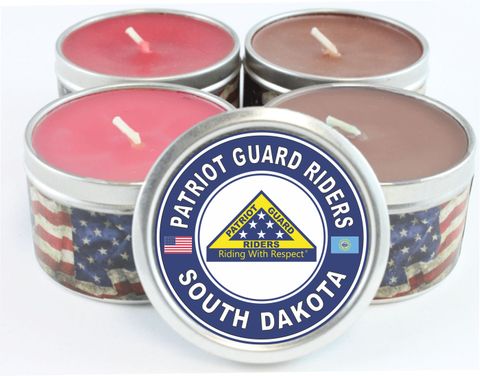 Patriot Guard Riders South Dakota Scented Candle