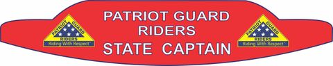 Patriot Guard Riders State Captain Cling Banner