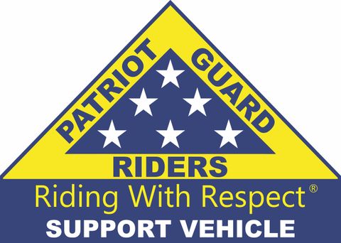Patriot Guard Riders Support Vehicle Decal