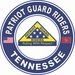 Patriot Guard Riders Tennessee State Round Vinyl Decal