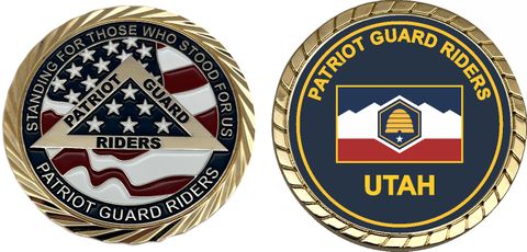 Patriot Guard Riders Utah Challenge Coin
