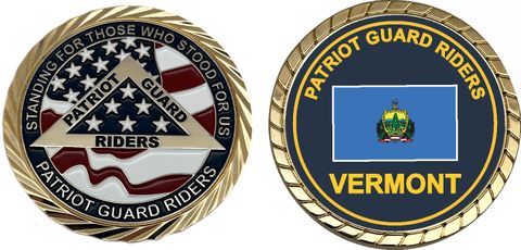 Patriot Guard Riders Vermont Challenge Coin