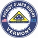 Patriot Guard Riders Vermont State Round Vinyl Decal