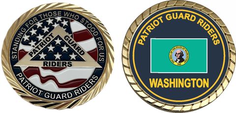Patriot Guard Riders Washington Challenge Coin