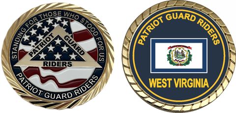 Patriot Guard Riders West Virginia Challenge Coin