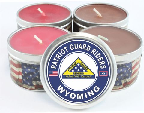 Patriot Guard Riders Wyoming Scented Candle