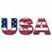 Patriotic USA Window Sticker Decal