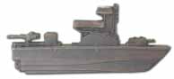 PATROL BOAT (BRUSHED SILVER) LAPEL PIN