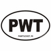 Pawtucket Rhode Island Oval Decal