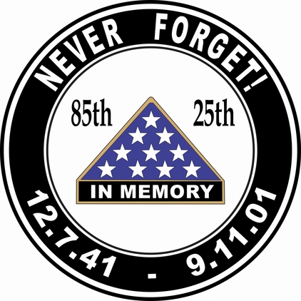 Pearl Harbor 9/11 Anniversary Decal Sticker