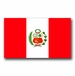 Peru Flag Vinyl Transfer Decal