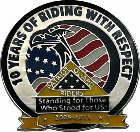 PGR 10 Year Anniversary Lapel Pin