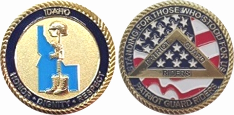 PGR Idaho State Challenge Coin