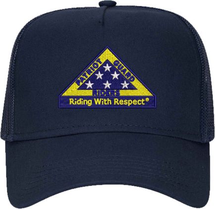Patriot Guard Riders "Riding with Respect" Mesh-Back Cap