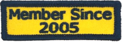 Patriot Guard Riders Member Since 2005 Patch