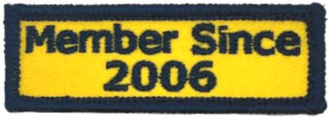 Patriot Guard Riders Member Since 2006 Patch