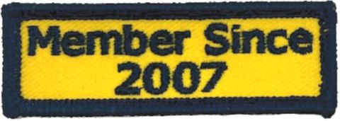 Patriot Guard Riders Member Since 2007 Patch