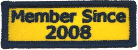 Patriot Guard Riders Member Since 2008 Patch