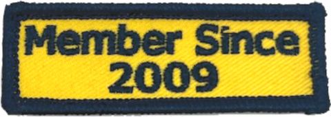 Patriot Guard Riders Member Since 2009 Patch
