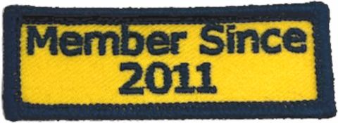 Patriot Guard Riders Member Since 2011 Patch