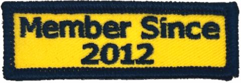Patriot Guard Riders Member Since 2012 Patch