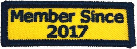 Patriot Guard Riders Member Since 2017 Patch