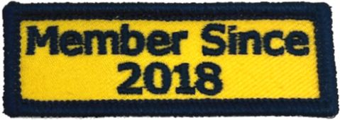 Patriot Guard Riders Member Since 2018 Patch