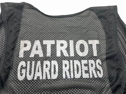 PGR Reflective Black Mesh Vest