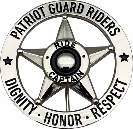 PGR Ride Captain Badge Lapel Pin