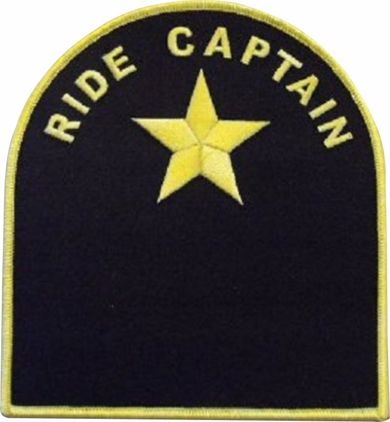 PGR Ride Captain Black/Gold Patch