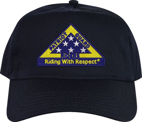Patriot Guard Riders "Riding With Respect" Embroidered Cap