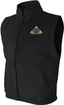 PGR "Riding With Respect" Embroidered Fleece Vest