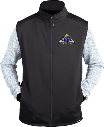 PGR "Riding With Respect" Embroidered Thernal Windstop Vest