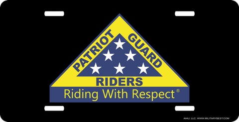 PGR "Riding With Respect" License Plate