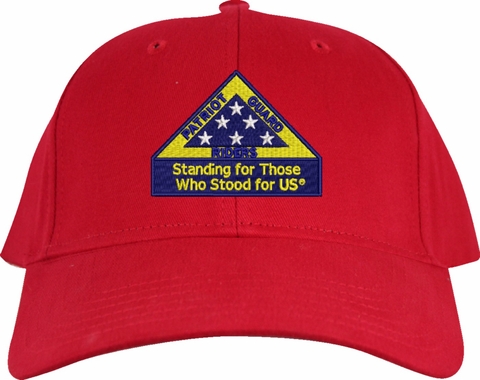 Patriot Guard Riders "Standing For Those Who Stood For US" State Captain Embroidered Cap