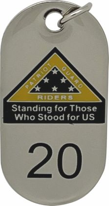 PGR "Standing For Those Who Stood For Us" 20 Missions Pin - Large