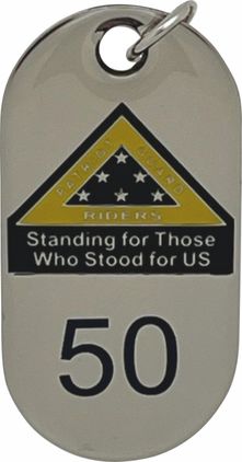 PGR "Standing For Those Who Stood For Us" 50 Missions Pin - Small