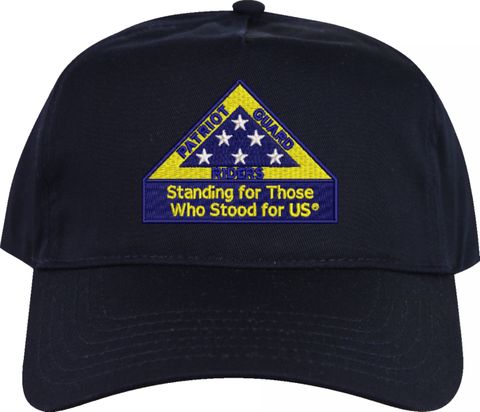 Patriot Guard Riders "Standing for Those Who Stood for Us" Embroidered Cap