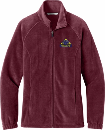 PGR "Standing for Those Who Stood for Us" Embroidered Women's Fleece Jacket