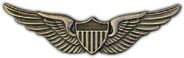 Pilot Wings Lapel Pin 2 1/4"