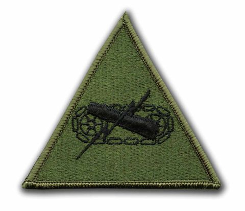 PLAIN ARMORED DIVISION 3" MILITARY PATCH