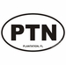 Plantation Florida Oval Decal