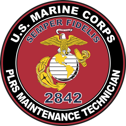 U.S.M.C. MOS 2842 PLRS Maintenance Technician Decal